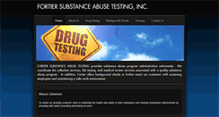 Desktop Screenshot of fortierdrugtesting.com