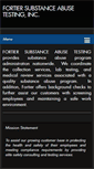 Mobile Screenshot of fortierdrugtesting.com